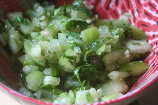 Tomatillo Salsa...with Cilantro!